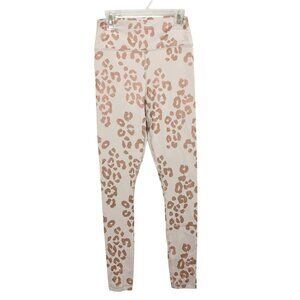 Spiritual Gangster Essential High Waist Leggings Metallic Rose Gold Animal SMALL
